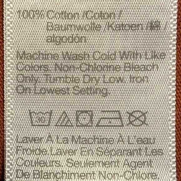 Madewell Whisper Crew Neck Tee in Rust/Burnt Orange - Picture 4 of 12